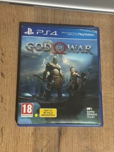 Игра God of War для PlayStation 4. Приключенческий экшн, разработанный — 1